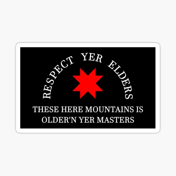 Artikel-Vorschau von Respektieren Sie die anarchistische Flagge der Ältesten der Appalachen, designt und verkauft von Hollerism.