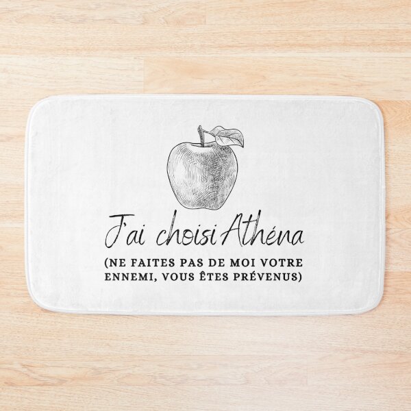 Item preview, "J'ai Choisi Athéna (Ne Faites Pas de Moi Votre Ennemi, Vous Êtes Prévenus)" Golden Apple of Discord Greek Mythology Judgment of Paris designed and sold by Damoiseau.