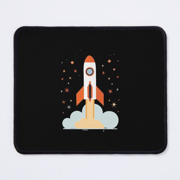 Item preview, Retro Mega Rocket Cute and Funny designed and sold by TruckerPLShop.