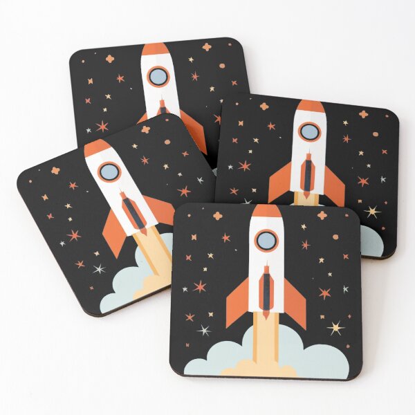 Item preview, Retro Mega Rocket Cute and Funny designed and sold by TruckerPLShop.