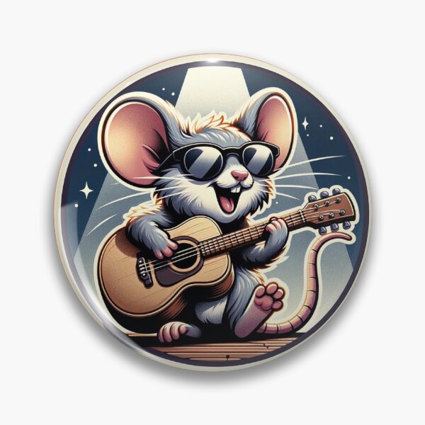 Item preview, Rockstar Rodent Riffs designed and sold by ZooStickerss.