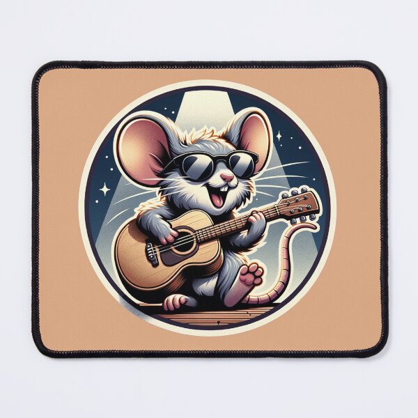 Item preview, Rockstar Rodent Riffs designed and sold by ZooStickerss.