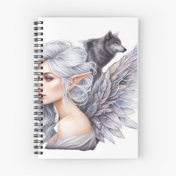 Item preview, Lobo, espíritu animal de hadas. designed and sold by CandyMS.