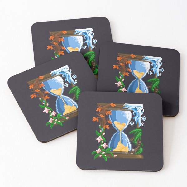 Item preview, Pixel Art Hourglass of Seasons designed and sold by PixelCarvel.