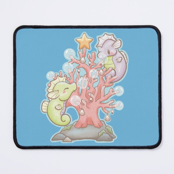 Item preview, Seahorse Holiday Coral designed and sold by BeeAndClover.