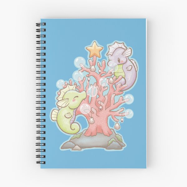 Item preview, Seahorse Holiday Coral designed and sold by BeeAndClover.