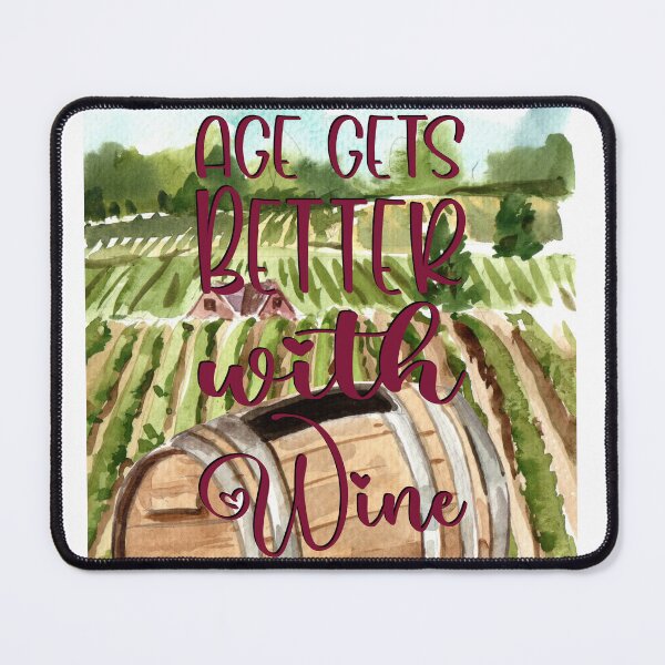 Item preview, Age Gets Better With Wine designed and sold by TidyKitchenInc.