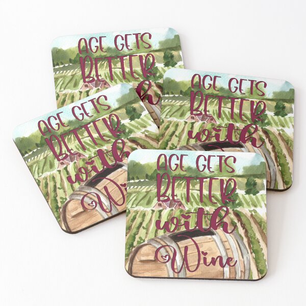 Item preview, Age Gets Better With Wine designed and sold by TidyKitchenInc.
