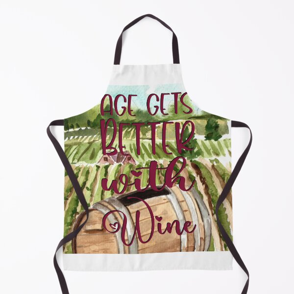 Item preview, Age Gets Better With Wine designed and sold by TidyKitchenInc.