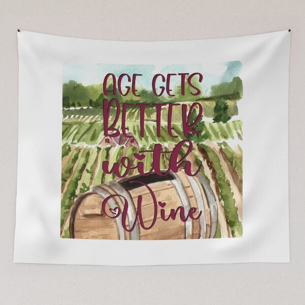 Item preview, Age Gets Better With Wine designed and sold by TidyKitchenInc.
