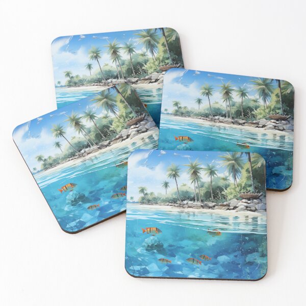 Item preview, Tropical Escape Watercolor 4 designed and sold by Foozleman.