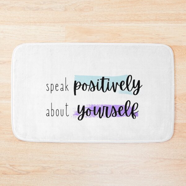 Item preview, be positive about yourself quote designed and sold by AestHenni17.