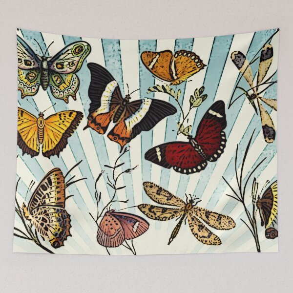 Item preview,  Blue Sunburst Butterfly designed and sold by notsweettea.