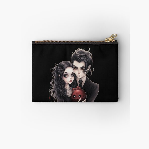 Item preview, Goth couple during Christmas T-shirt designed and sold by Printboom.