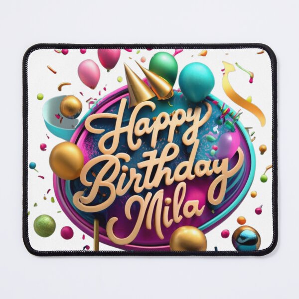 Item preview, Mila's Delightful Birthday Wishes designed and sold by hiddenlink.