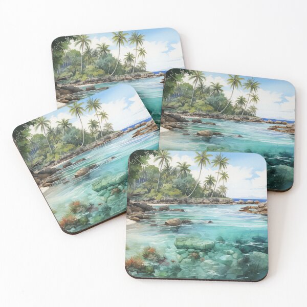 Item preview, Tropical Escape Watercolor 5 designed and sold by Foozleman.