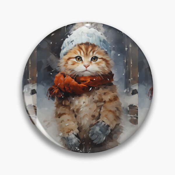 Item preview, Mitten the cat that needed to wear mittens designed and sold by SweetteaRose.