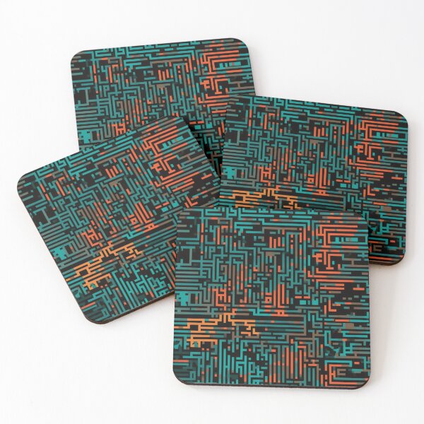 Item preview, Digital Code Abstract Pattern designed and sold by SideSignal.