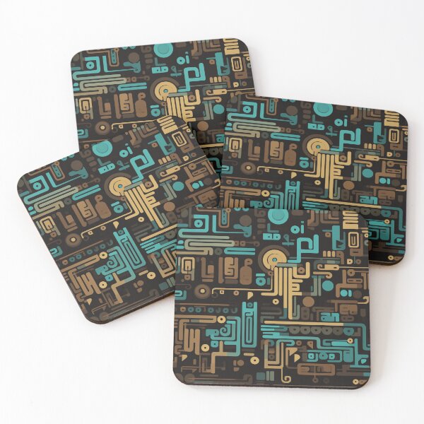Item preview, Digital Code Abstract Pattern designed and sold by SideSignal.