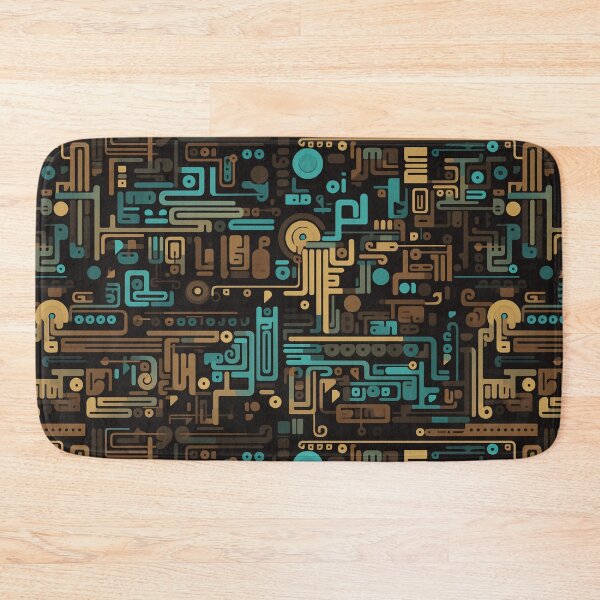 Item preview, Digital Code Abstract Pattern designed and sold by SideSignal.