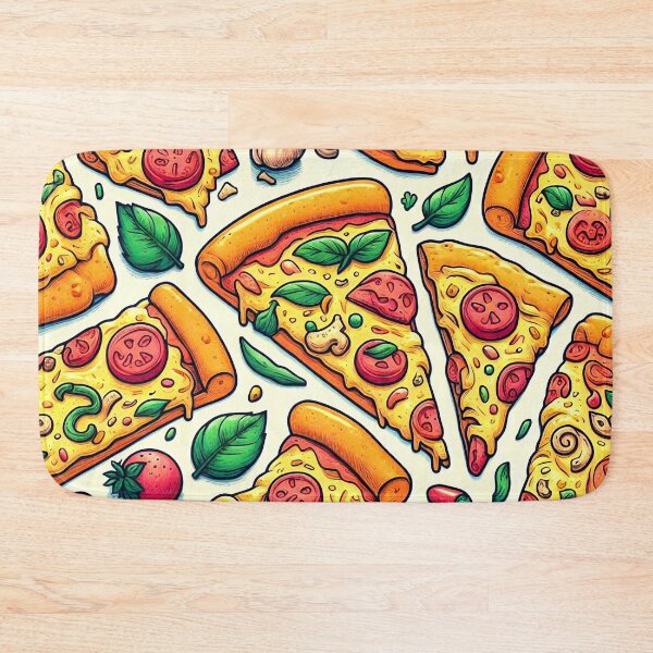 Item preview, Pizza Slices Pattern designed and sold by ArtFactoryAI.