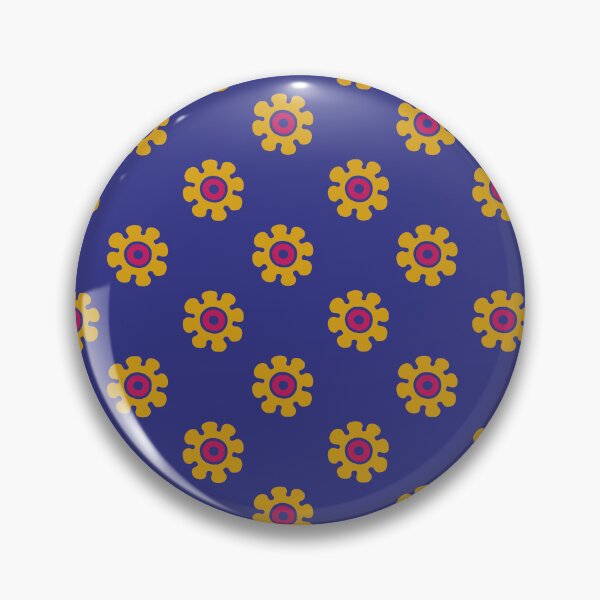 Item preview, Pretty Floral Pattern Blue Yellow and Magenta designed and sold by tonymagnerart.