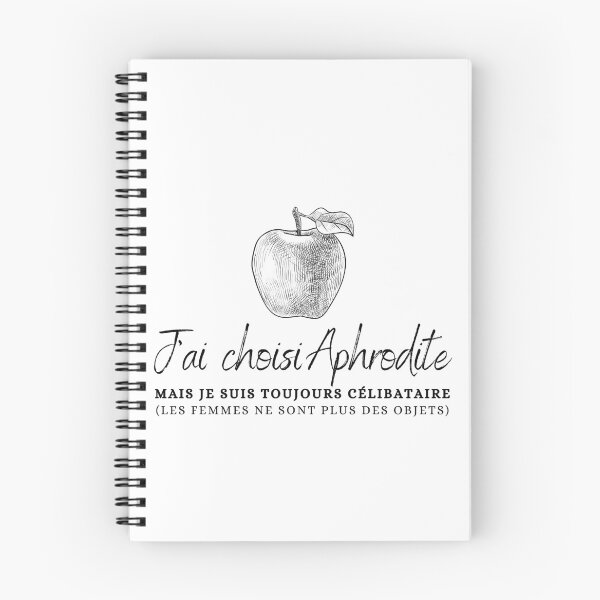 Item preview, "J'ai Choisi Aphrodite Mais Je Suis Toujours Célibataire (Les Femmes Ne Sont Plus Des Objets)" Golden Apple of Discord Greek Mythology Judgment of Paris designed and sold by Damoiseau.