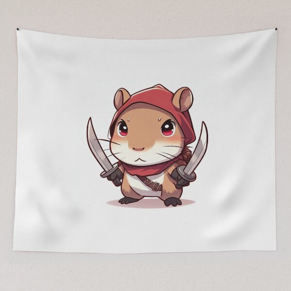 Item preview, Capybara Rogue designed and sold by rafaozeki.
