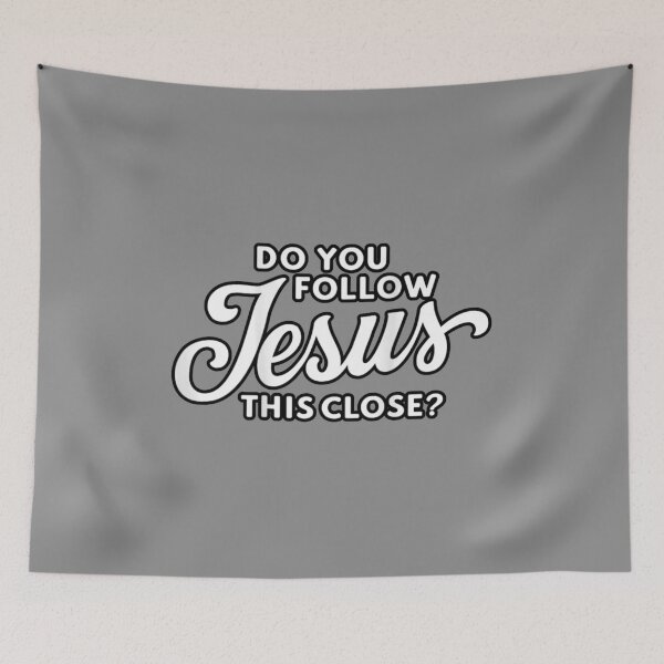 Item preview, Do You Follow Jesus This Close Funny Sticker For Cars Trucks Windows Bumpers Walls Laptops Cups designed and sold by amine163.