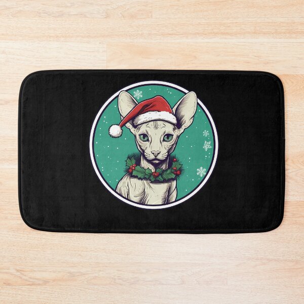 Item preview, Cornish Rex Cat Xmas, Love Cats designed and sold by Logiamerch.