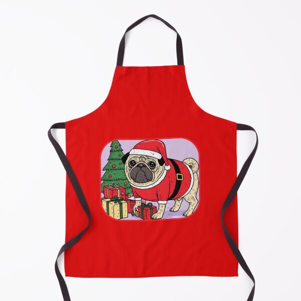 Item preview, Santa Pug    designed and sold by PickledjoArt.