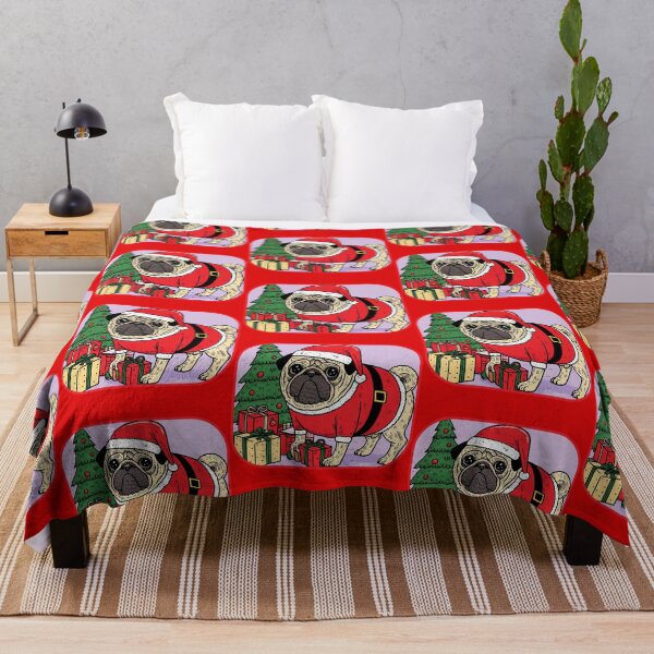 Item preview, Santa Pug designed and sold by PickledjoArt.