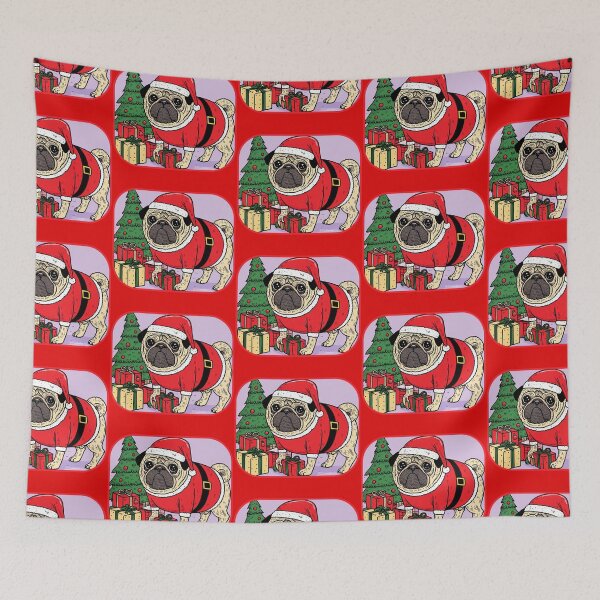 Item preview, Santa Pug    designed and sold by PickledjoArt.