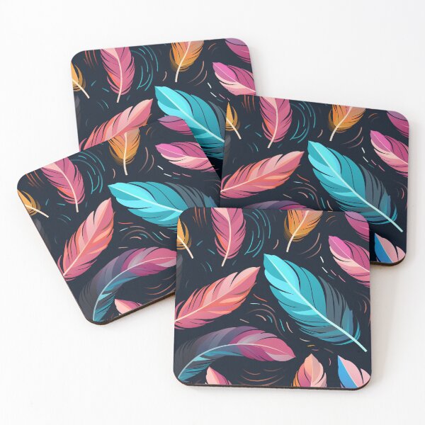 Item preview, Feather Pattern designed and sold by SideSignal.