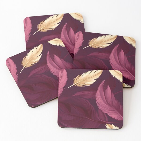 Item preview, Feather Pattern designed and sold by SideSignal.