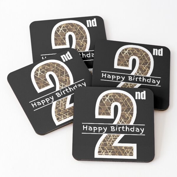 Item preview, Happy 2nd Second Birthday designed and sold by Compusmurf Design.