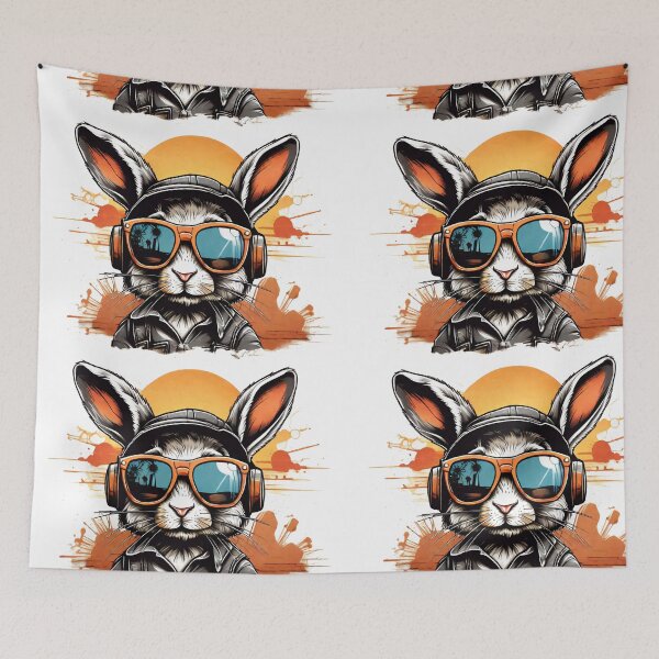Item preview, Bunny's Sunset Coolness designed and sold by Mechanical-Artt.