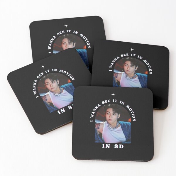 Item preview, Jungkook in motion (black) designed and sold by DearRobin.