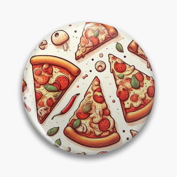Item preview, Pizza Slices Pattern designed and sold by ArtFactoryAI.