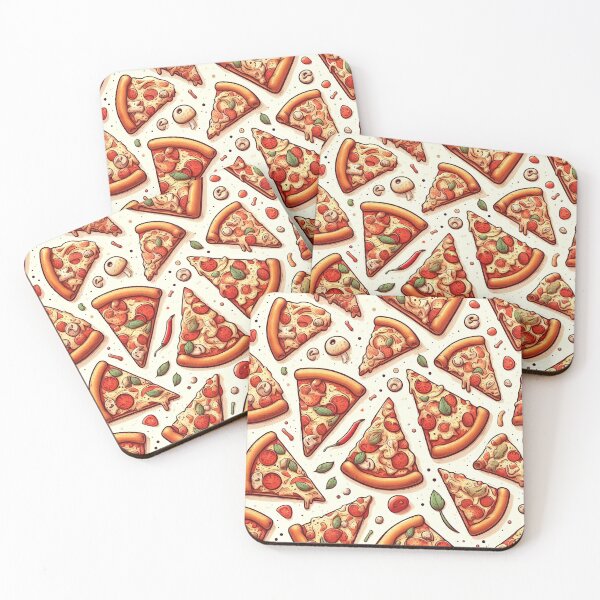 Item preview, Pizza Slices Pattern designed and sold by ArtFactoryAI.