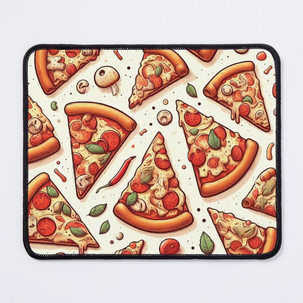 Item preview, Pizza Slices Pattern designed and sold by ArtFactoryAI.
