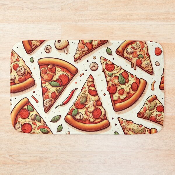 Item preview, Pizza Slices Pattern designed and sold by ArtFactoryAI.