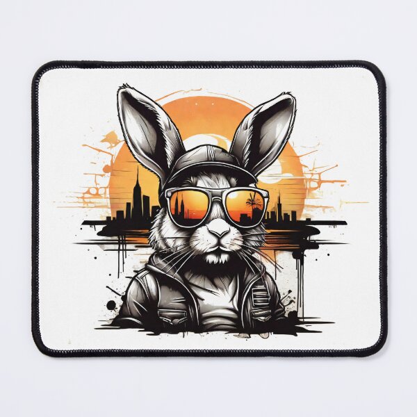 Item preview, Vintage Vibes with Sunglasses Bunny designed and sold by Mechanical-Artt.