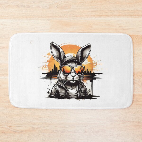 Item preview, Vintage Vibes with Sunglasses Bunny designed and sold by Mechanical-Artt.