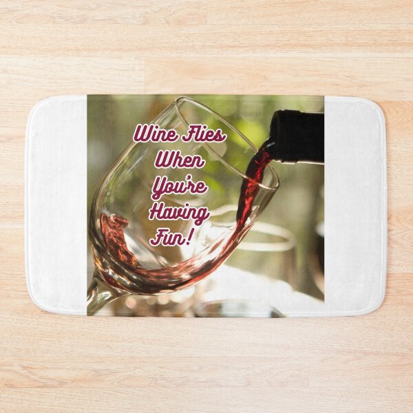 Item preview, Wine Flies When You're Having Fun! designed and sold by TidyKitchenInc.