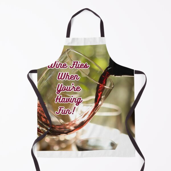 Item preview, Wine Flies When You're Having Fun! designed and sold by TidyKitchenInc.