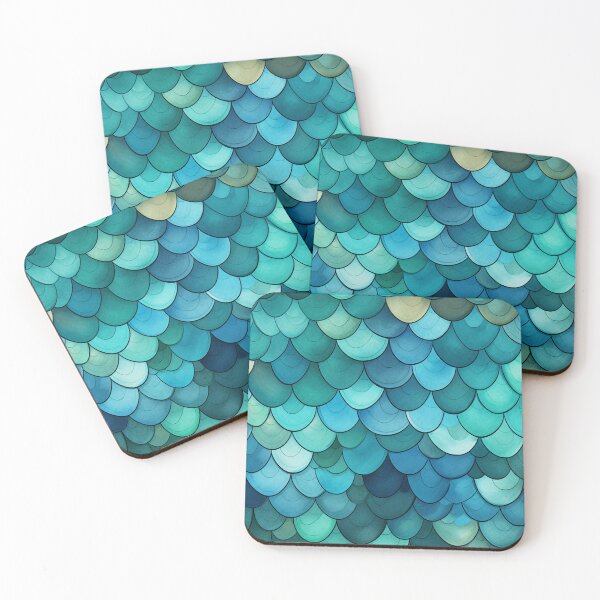 Item preview, Fishscales Pattern designed and sold by SideSignal.