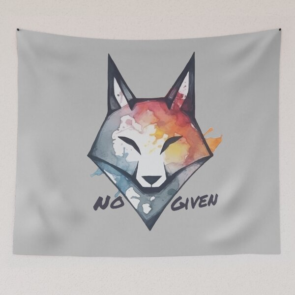 Item preview, No Fox Given - Funny Cool Graphic Text Tee designed and sold by GVRDesign.
