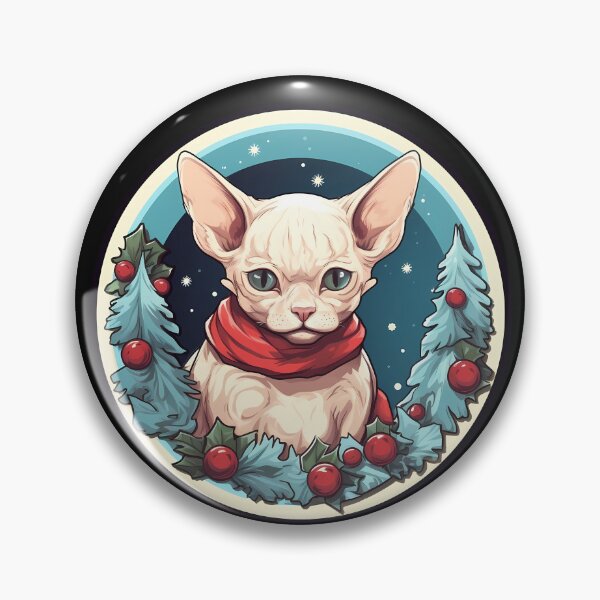 Item preview, Devon Rex Cat Xmas, Love Cats designed and sold by Logiamerch.