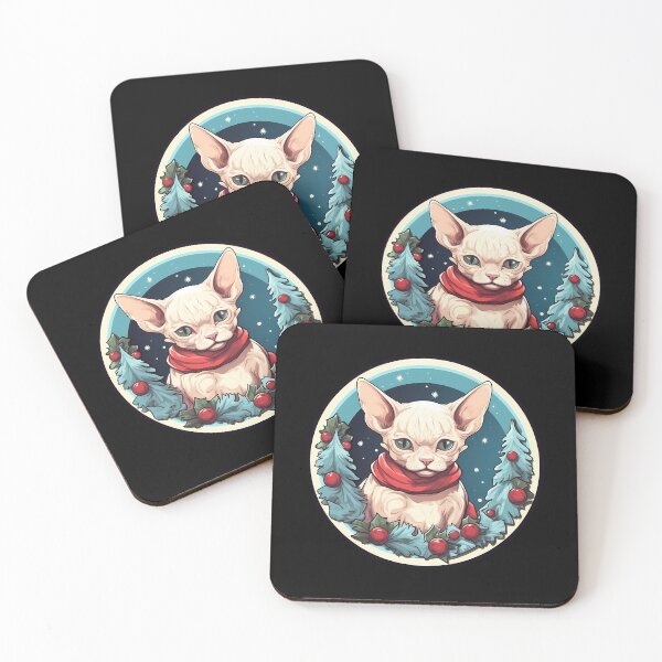 Item preview, Devon Rex Cat Xmas, Love Cats designed and sold by Logiamerch.